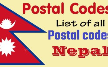 list of postal codes of nepal