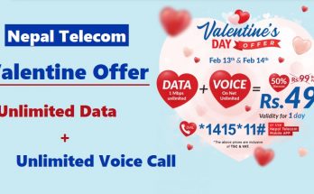 nepal telecom valentine offer