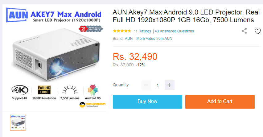 Aun Akey7 max price in nepal